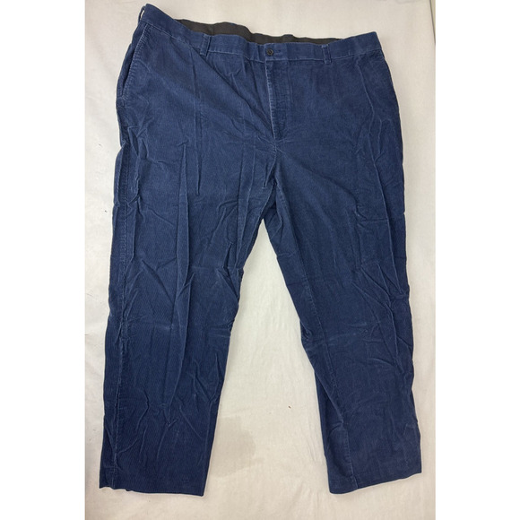 Jos A Bank Executive Collection Blue Corduroy Dress Pants Big & Tall Size 48*29L - Picture 1 of 6